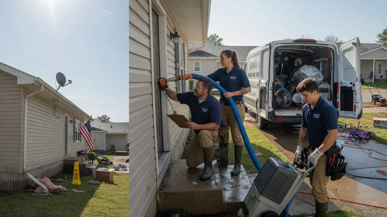 Ceiling Water Damage Restoration in Christiana, PA near me